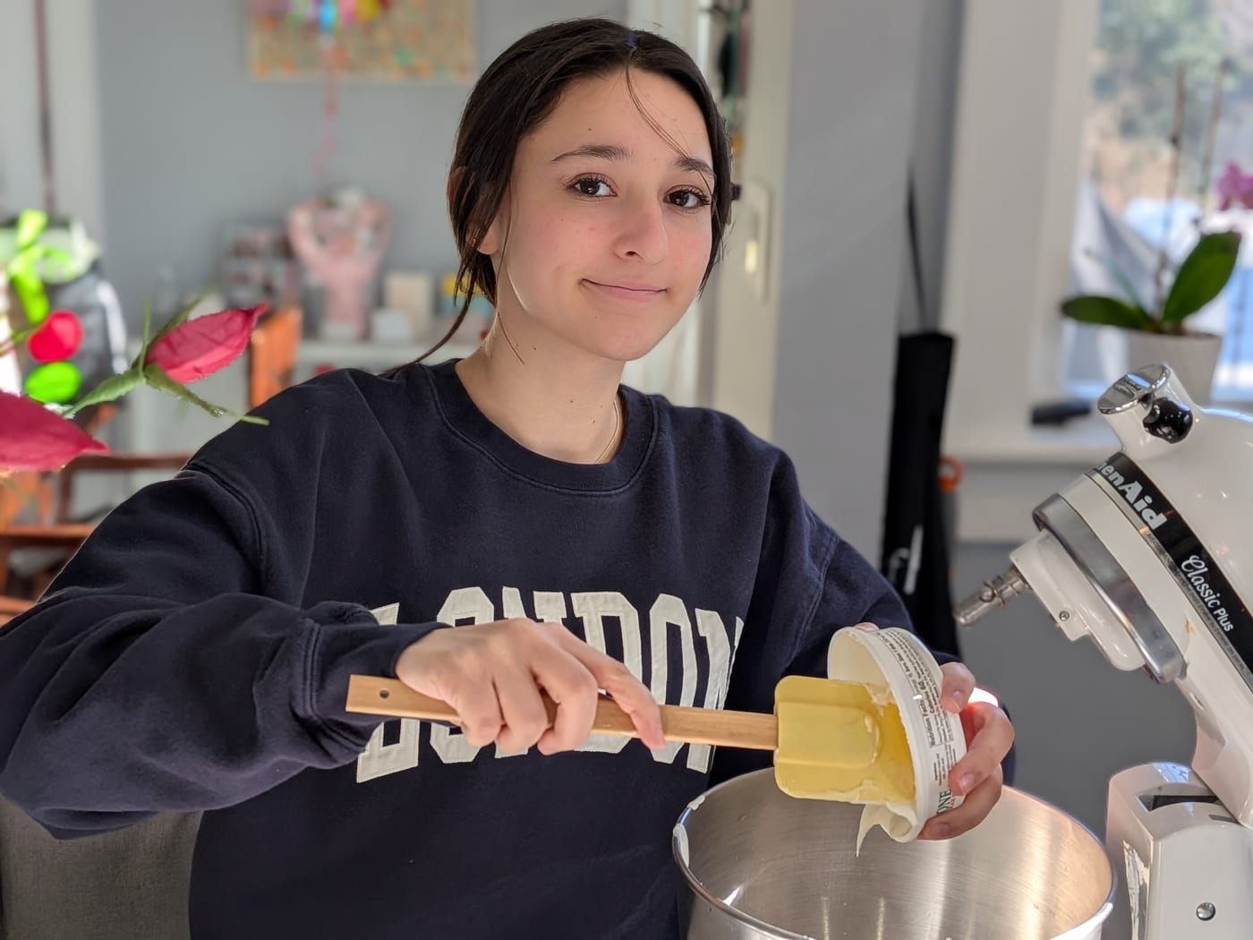 Lucy baking
