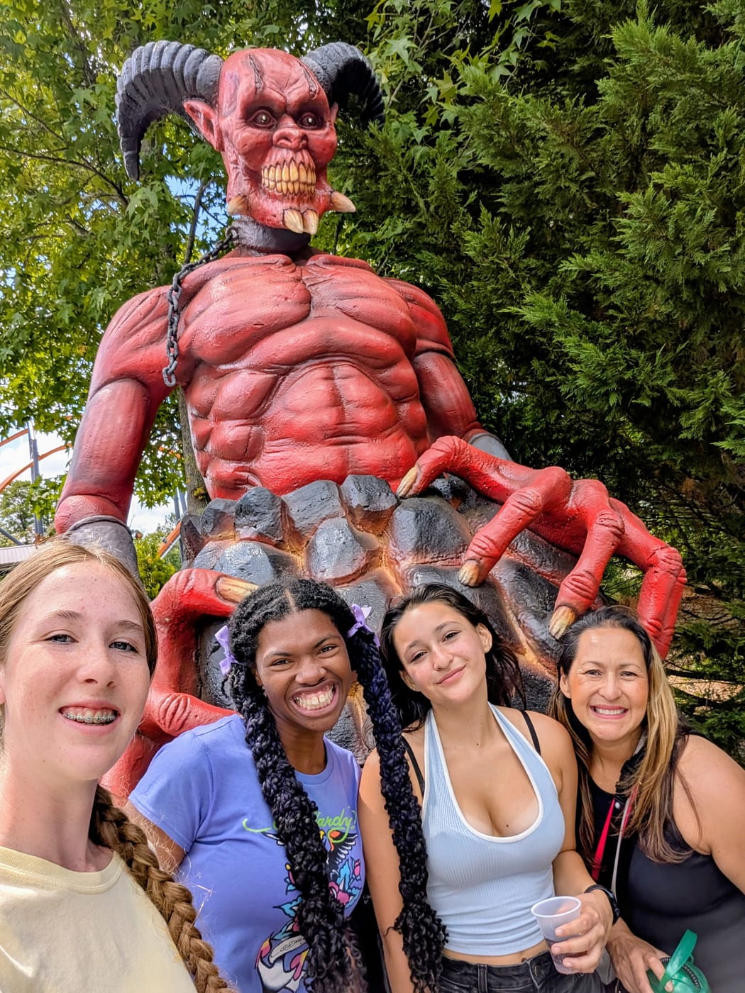 Lucy and friends selfie