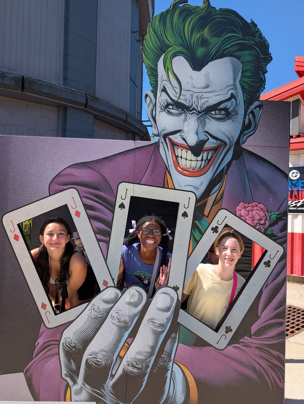 Lucy and friends at Six Flags
